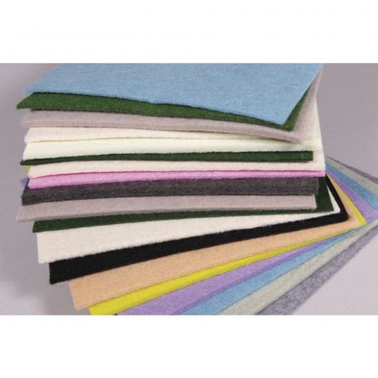 Amestec de pasla aprox. 15x15cm, grosime 1-5mm, pachet 500g, colorat, Rayher Amestec de pasla aprox. 15x15cm, grosime 1-5mm, pachet 500g, colorat, Rayher