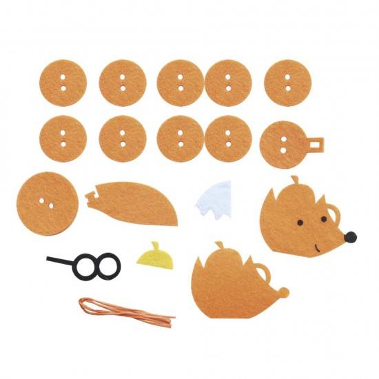 Kit creativ animale amuzante din padure H 7,6-15,2cm, Rayher