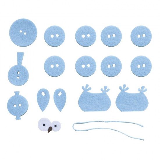 Kit creativ animale amuzante din padure H 7,6-15,2cm, Rayher