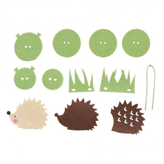 Kit creativ animale amuzante din padure H 7,6-15,2cm, Rayher