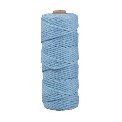 Fir macrame, 3mm ,albastru deschis, Rayher, cca.210gr, 70m Fir macrame, 3mm ,albastru deschis, Rayher, cca.210gr, 70m