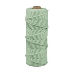Fir macrame, 3mm , verde menta, Rayher, cca.210gr, 70m Fir macrame, 3mm , verde menta, Rayher, cca.210gr, 70m