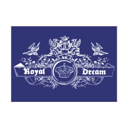 Sablon: Royal Dream, DIN A4, 1 stencil + coating knife, tbag Sablon: Royal Dream, DIN A4, 1 stencil + coating knife, tbag