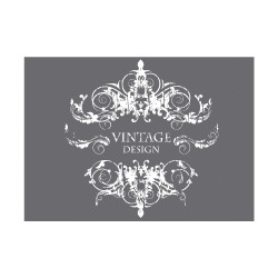 Sablon: Vintage Design, DIN A4, 1 stencil + coating knife, tbag Sablon: Vintage Design, DIN A4, 1 stencil + coating knife, tbag