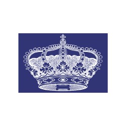 Sablon: Crown, DIN A5, 1 stencil + coating knife, tbag