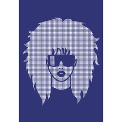 Sablon: head with a screen across, DIN A3,1stencil+coating knife in tab-