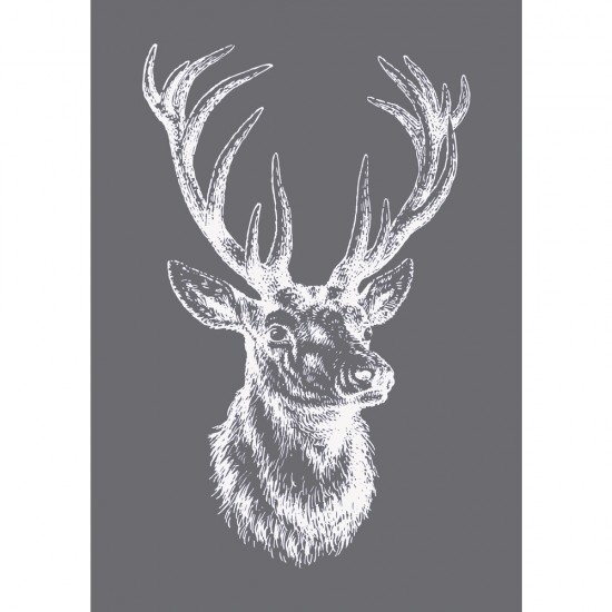 Sablon serigrafic Noble deer, A5 + cutter