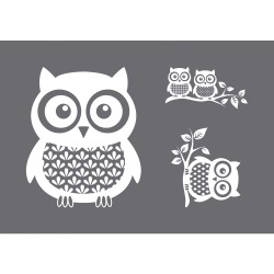 Sablon serigrafic Bufnita, A5