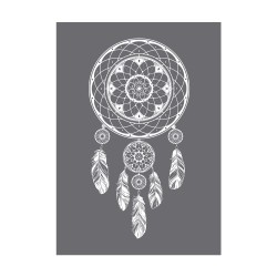 Sablon serigrafic Dreamcatcher A4 + racleta