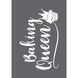 Sablon serigrafic Baking Queen  A5 Sablon serigrafic Baking Queen  A5