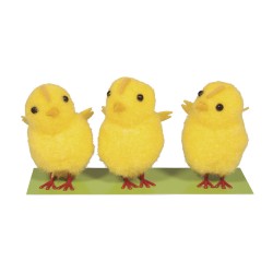 Set decorativ Rayher, puisori, 3/set, dimensiune 6 cm