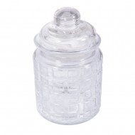 Borcan sticla Rayher, capac sticla, diam.8 cm ø, 12.5 cm, 280 ml