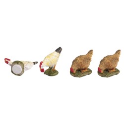 Decoratiune Rayher, gainuse, dimensiune 3x2,2x2,8 cm, 4buc/set Decoratiune Rayher, gainuse, dimensiune 3x2,2x2,8 cm, 4buc/set