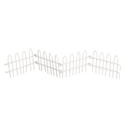 Decoratiune gard, alb, 26x4x0.5cm Decoratiune gard, alb, 26x4x0.5cm