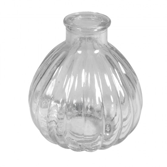 Vaza sticla Rayher, diam.7 cm, inaltime 8 cm, 100 ml, 2 buc/set