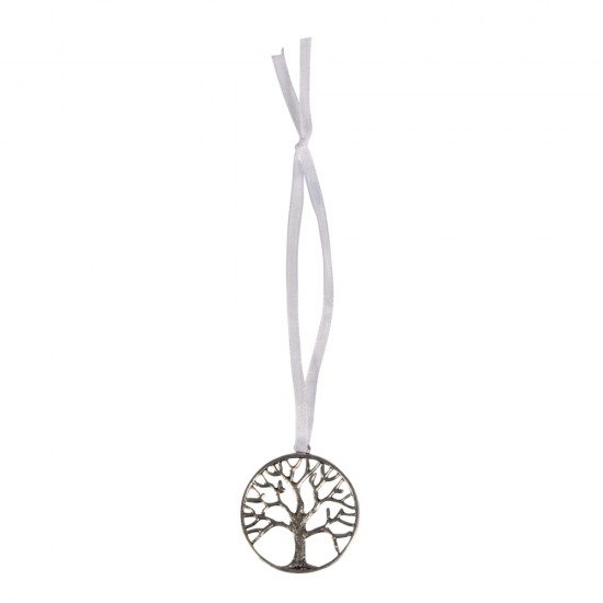 Set decorativ Rayher, copacul vietii, din metal diametru 3,3 cm, 3/set