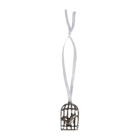 Set decorativ Rayher, colivii din metal, dimensiune 2,2x3,6 cm, 2/set
