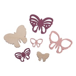 Decoratiuni din lemn Butterfly, FSC 100%, 2-4x1.5-3cm, decupare laser, tab-bag 1 Decoratiuni din lemn Butterfly, FSC 100%, 2-4x1.5-3cm, decupare laser, tab-bag 1