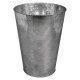 Vas metalic zincat, 10-15cm h 20cm