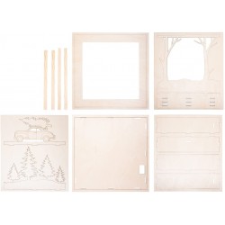Kit de construcție din lemn motiv 3D,FSC 100% Kit de construcție din lemn motiv 3D,FSC 100%