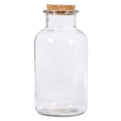 Sticla Rayher, capac pluta, diam.10 cm, inaltime, 21 cm, 1.100 ml