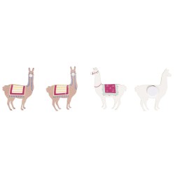 Llama lemn, Rayher, adezive, 4x5 cm, 8 buc/set