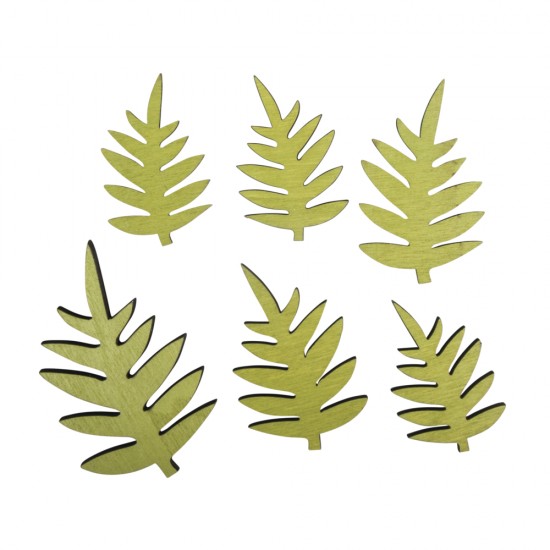 Decoratiuni din lemn Fern leaf