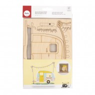 kit creativ Rayher, rulota lemn 20x11,5 cm FSC100%