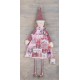 Calendar de Advent Rayher, de agatat, roz, 118x53 cm