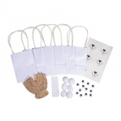 Kit Rayher creativ, punga de hartie iepuras, 24,5x10,5x5cm