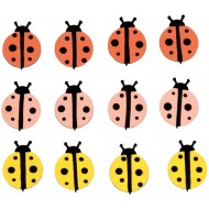 Mamarute lemn, Rayher, adezive, 2x2.7cm, 12 buc/set