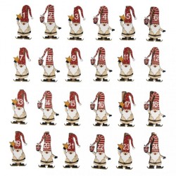 NUMERE CLESTISORI LEMN ADVENT MOS CRACIUN, 2.5X5CM,24/SET, RAYHER