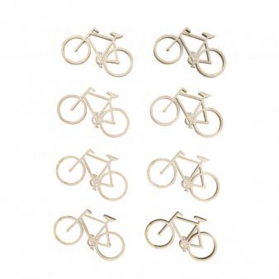 Bicicleta lemn natur , Rayher, 4,8 x 2,8 cm, 8/set