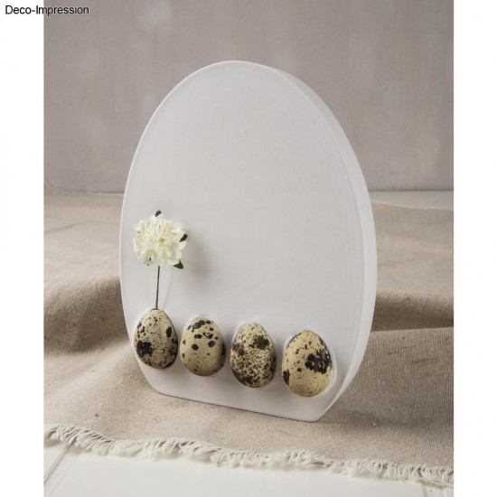 Oua decorative de prepelita, suflate 2,5x3cm,12/set, Rayher