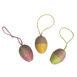 Ou Paste deco de agatat, învelit 2,7x4cm, Rayher , asortat, 3/set