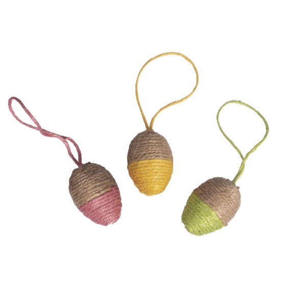 Ou Paste deco de agatat, învelit 2,7x4cm, Rayher , asortat, 3/set