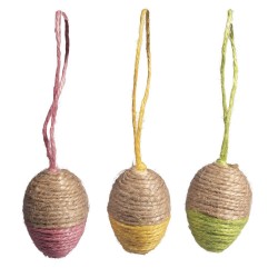 Ou Paste deco de agatat, învelit 2,7x4cm, Rayher , asortat, 3/set