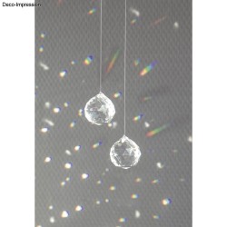 Captator de soare 3 x 3.5cm, + fir de nailon, Rayher, 2/set Captator de soare 3 x 3.5cm, + fir de nailon, Rayher, 2/set