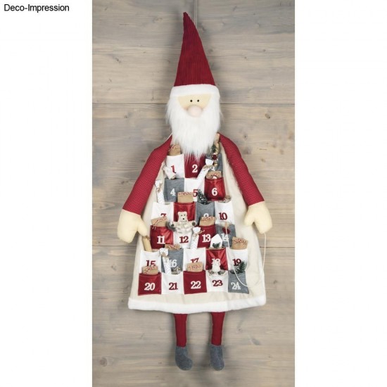 Calendar SANTA de Advent, Rayher, de agatat, 51x118 cm