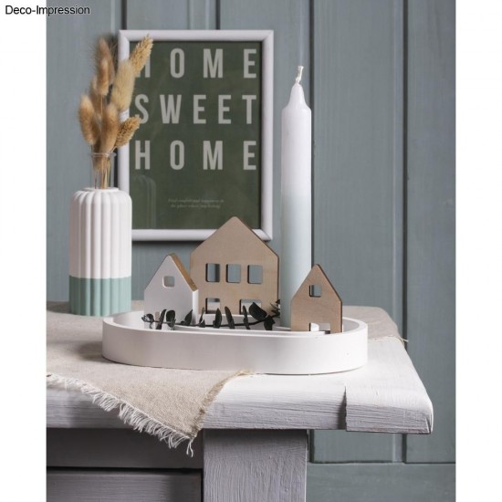 Casute lemn decorative , Rayher , 5.5-10cm, 4/set