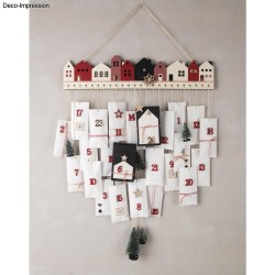 Calendar Advent din lemn, FSC Mix Credit 44,4x10cm, Rayher, natur Calendar Advent din lemn, FSC Mix Credit 44,4x10cm, Rayher, natur