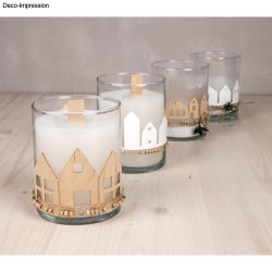 Vas sticla, 8 cm ø 10 cm, forma cilindrica, Rayher