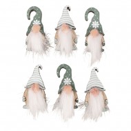 Gnomi lemn, 2.3 x 4.5 cm, Rayher, 6/set