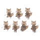 Vulpe lemn, autoadezive, 3.5x4 cm, 7/set, Rayher Vulpe lemn, autoadezive, 3.5x4 cm, 7/set, Rayher