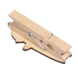 Numere de Advent 1-24 animalute, FSC 100% 5-5,3cm, cleme+snur, Rayher