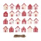 Casute numere cu clestisori din lemn pentru calendarul de advent, Rayher , 24/set