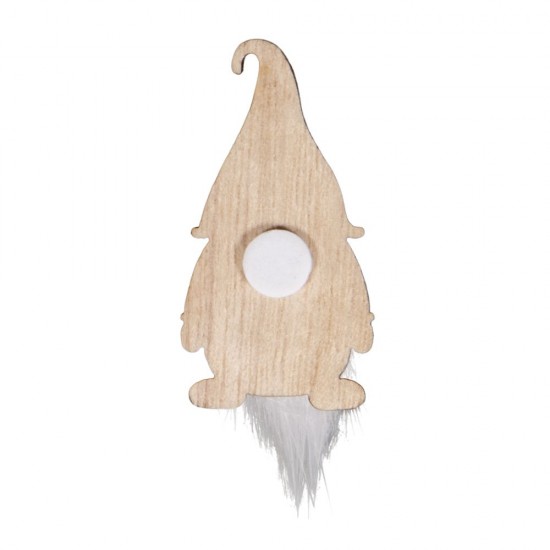 Decoratiuni lemn pitici, 2,3 x 4,5 cm, cu punct adeziv, 6/set, Rayher