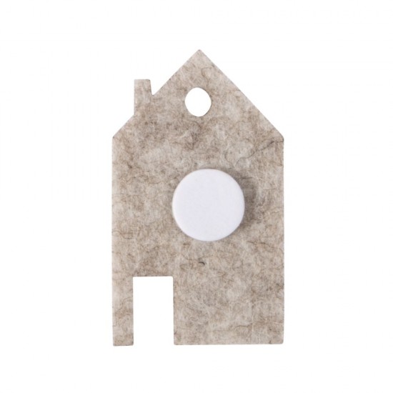 Mini casute nordice din fetru, 3,5-4,2cm , Rayher, 12/set