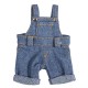 Salopeta mini din denim 9,5 cm, Rayher