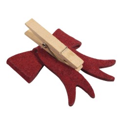 Funda din fetru pe clema lemn, 7 x 2,8 x 8,5 cm, 2/bucati, Rayher Funda din fetru pe clema lemn, 7 x 2,8 x 8,5 cm, 2/bucati, Rayher